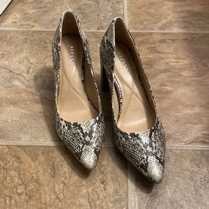 Alfani snakeskin heels
